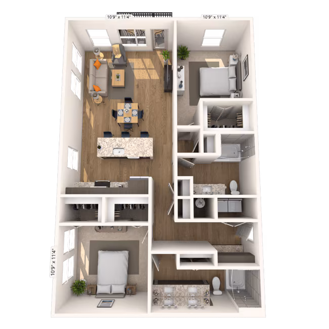 Unit 2327 2327 floor plan